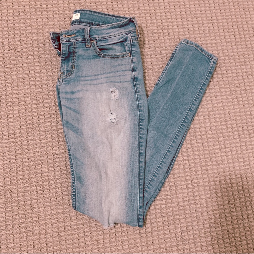Hollister Distressed Skinny Jeans